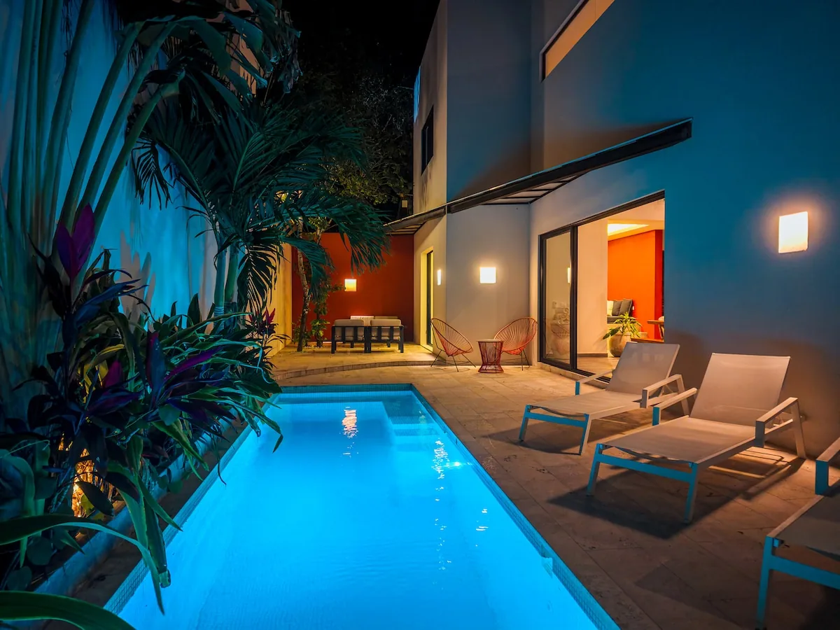 Casa Sueño - Casa espaciosa de diseño en la selva