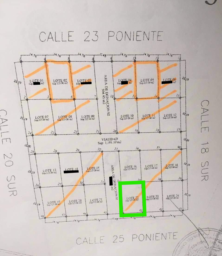 Lote 22 - Manzana 173
